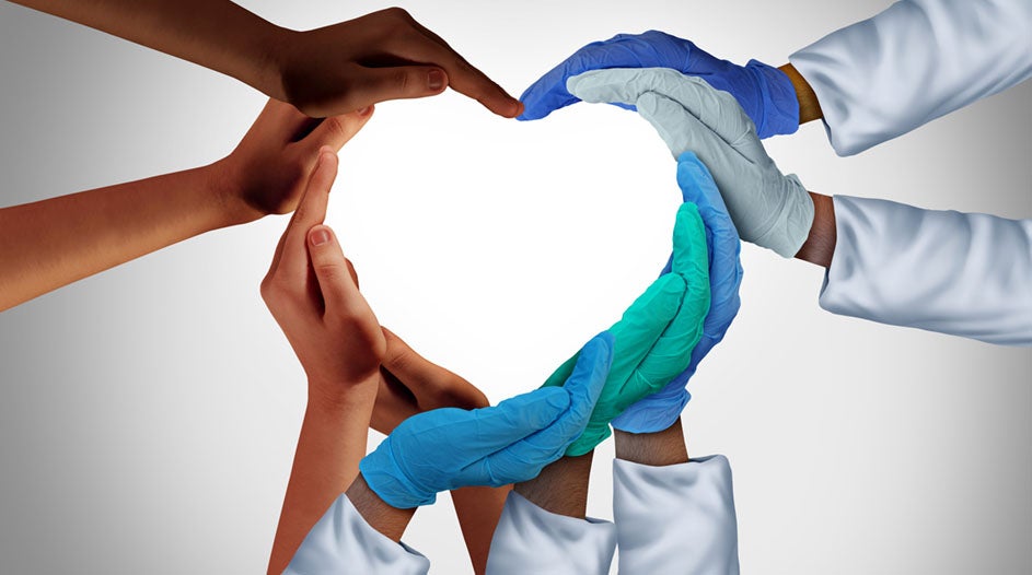 Hands forming a heart