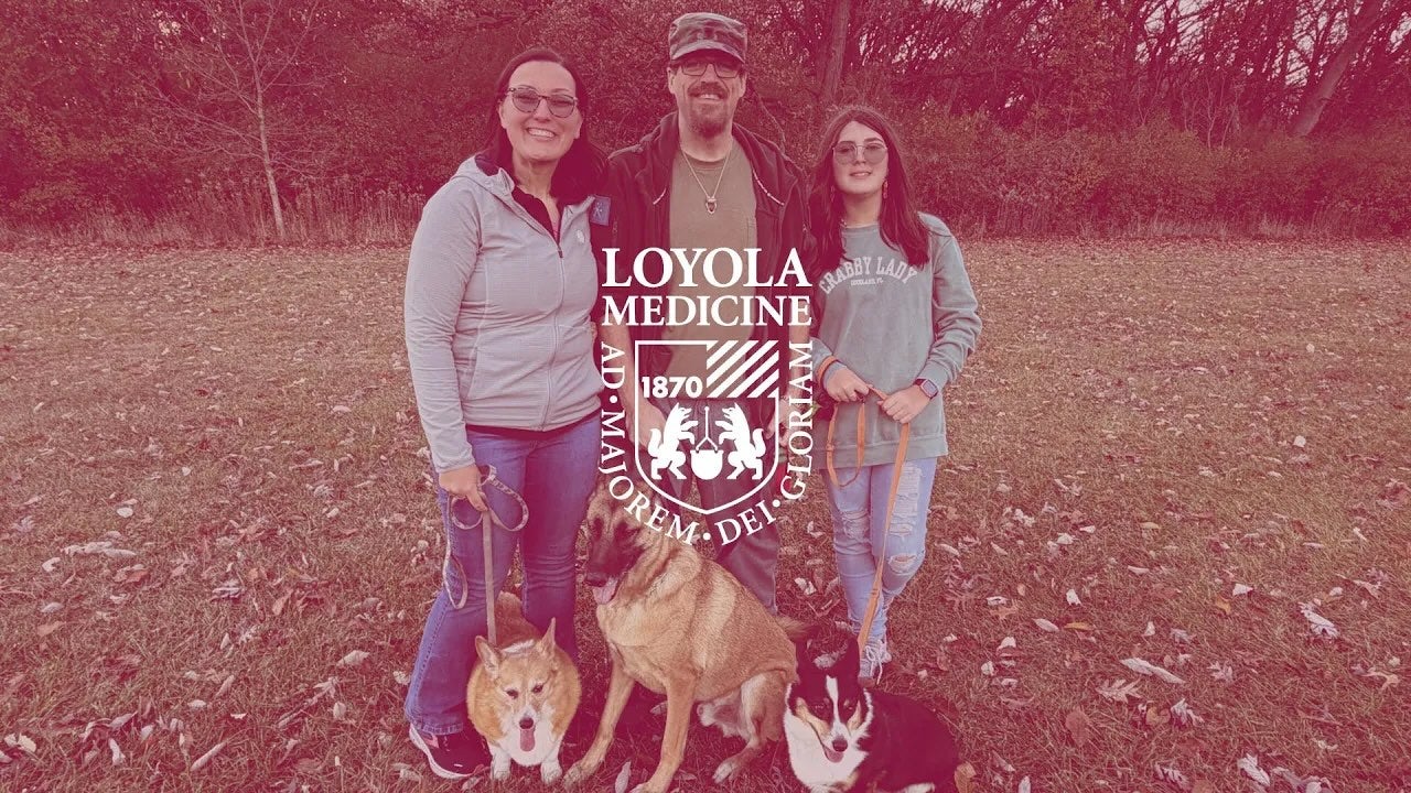 Bariatric patient with his family