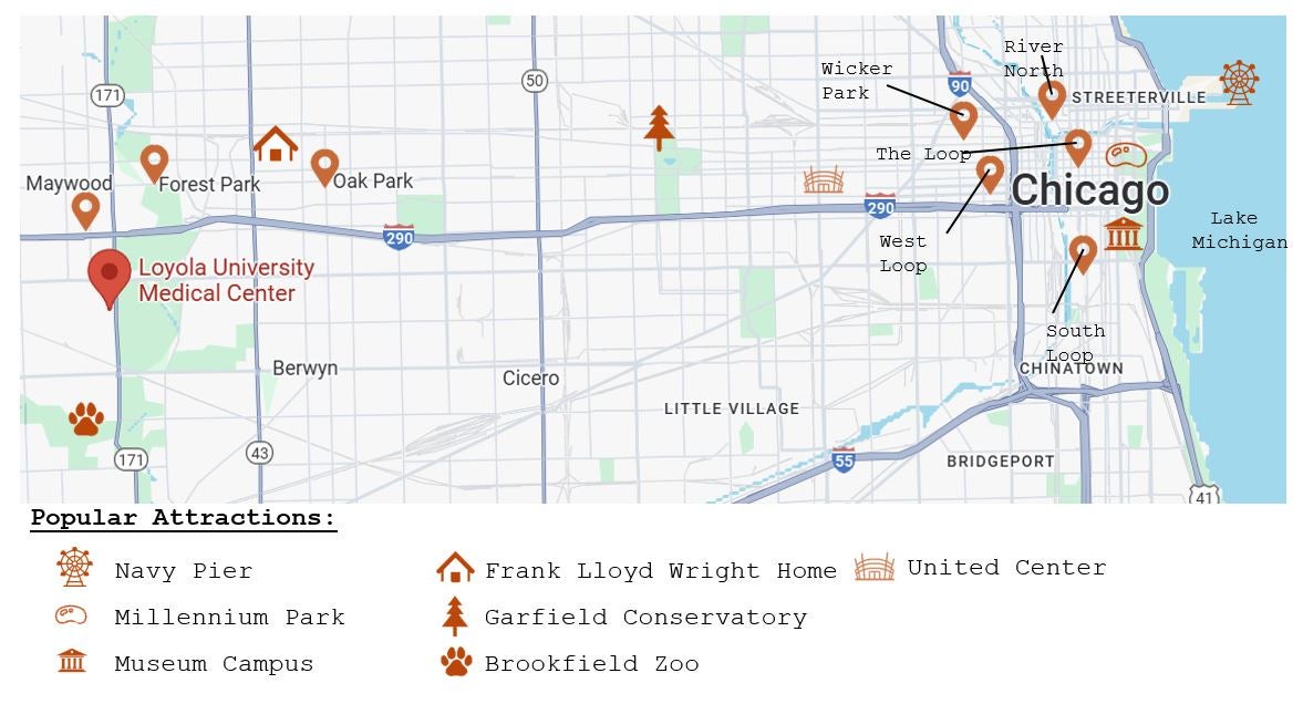 map of chicago
